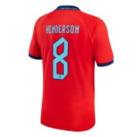 Englanti Jordan Henderson #8 Vieraspaita MM-kisat 2022 Lyhythihainen